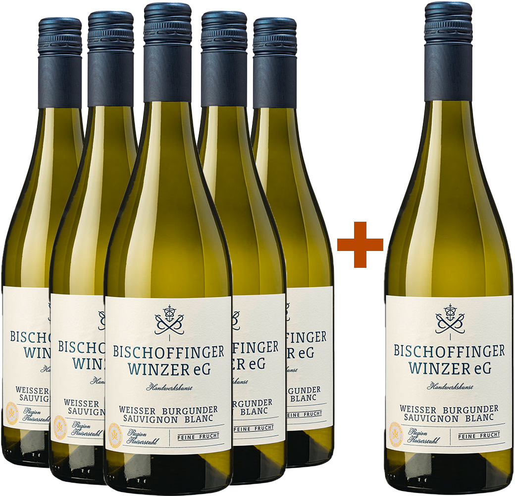 5+1 Paket Weißburgunder & Sauvignon Blanc lieblich