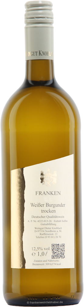 2025 Weißer Burgunder 1,0 L