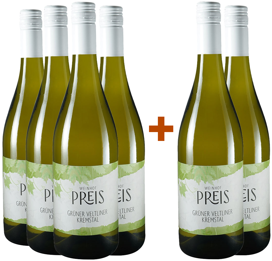 4+2 Paket Grüner Veltliner Kremstal DAC 2025 trocken