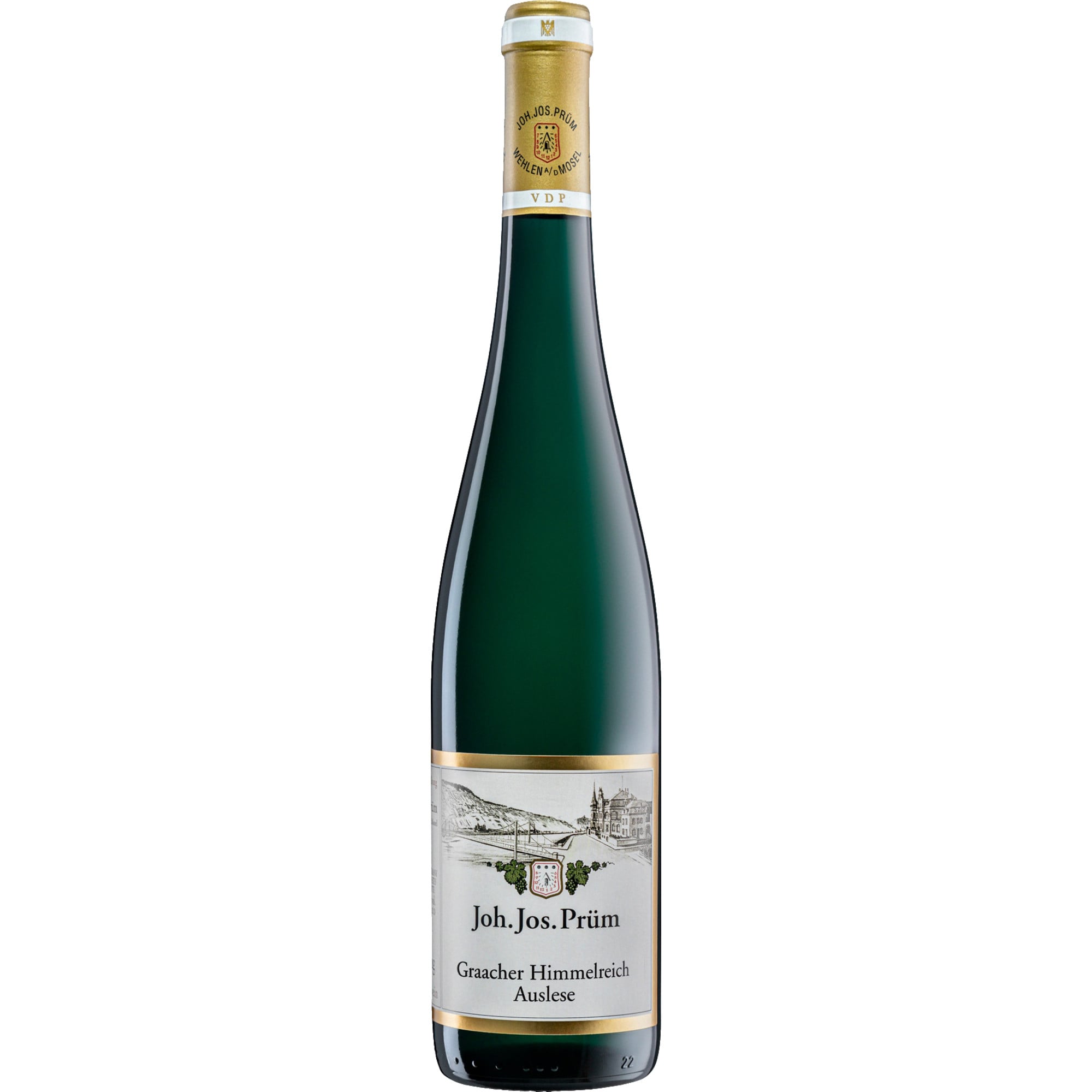 2012 Graacher Himmelreich Riesling Auslese Goldkapsel reflection