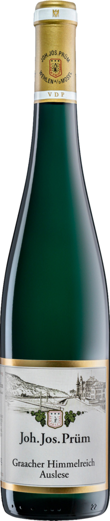 2012 Graacher Himmelreich Riesling Auslese Goldkapsel reflection