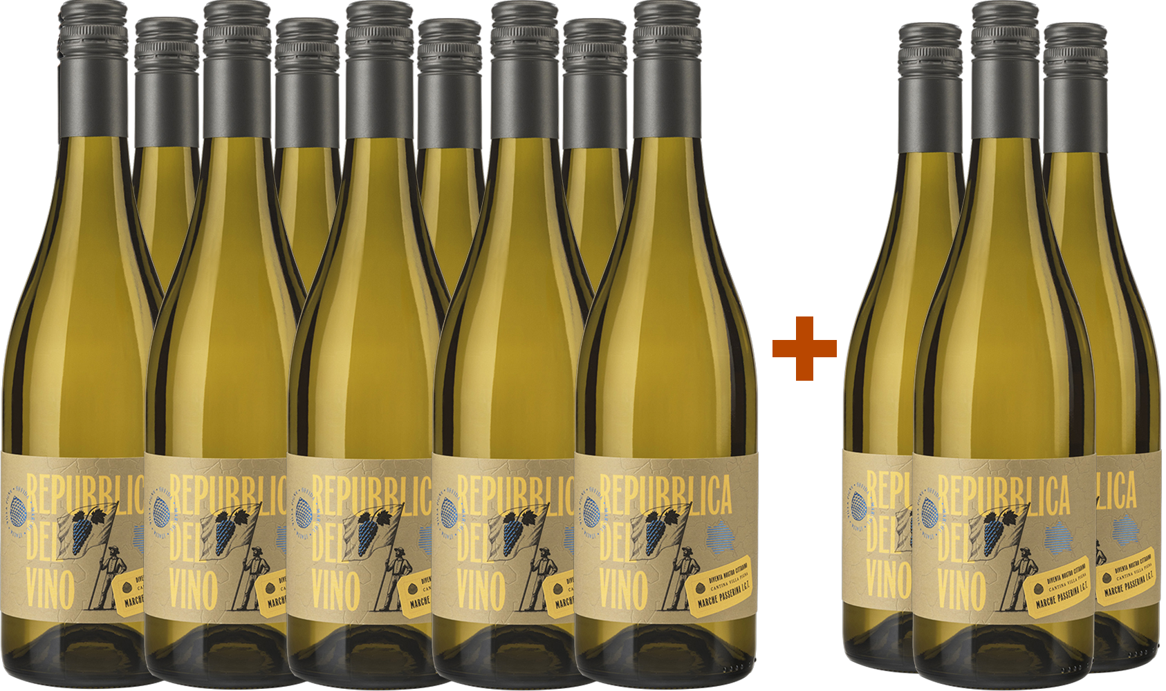 Repubblica del Vino Passerina Marche IGP Kennenlern-Paket