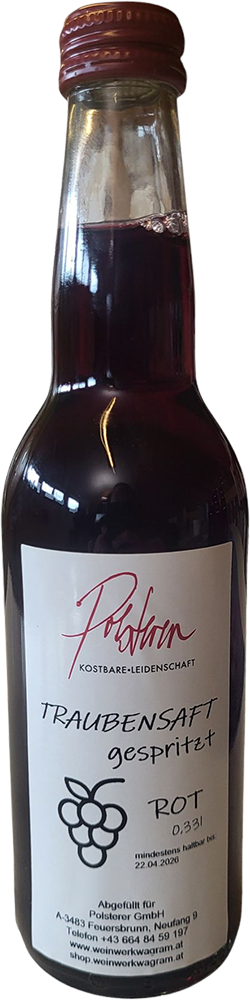 Traubensaft rot gespritzt 0,33 L