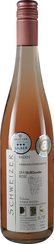 2022 Ihringer Fohrenberg Spätburgunder Rosé 0,74 L reflection