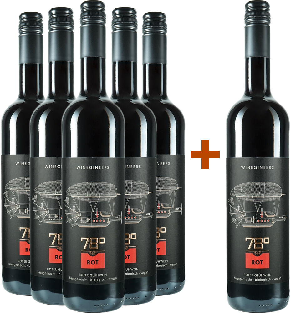 5+1 Paket Glühwein rot BIO BIO