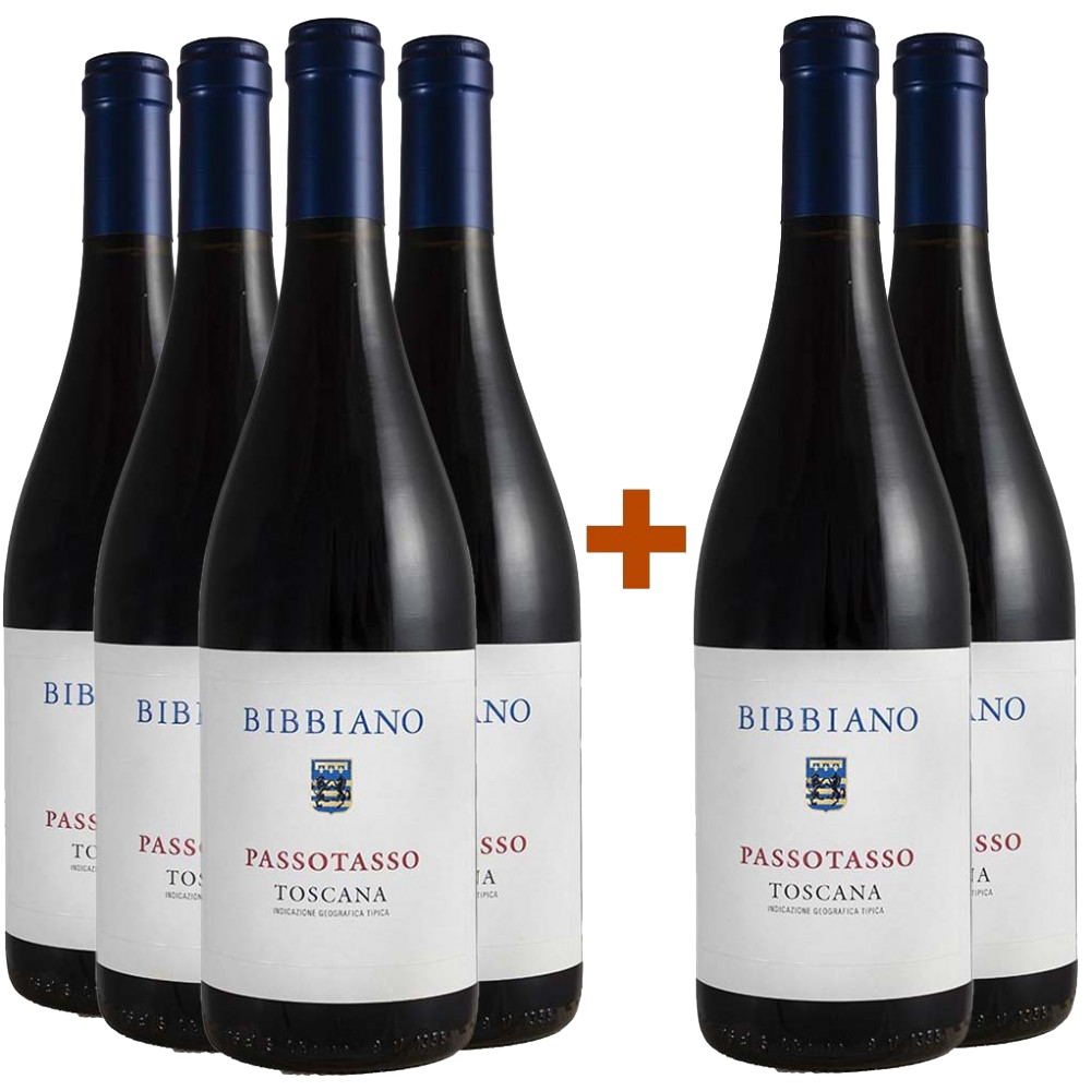 4+2 Paket Passotasso Rosso Toscana IGP BIO