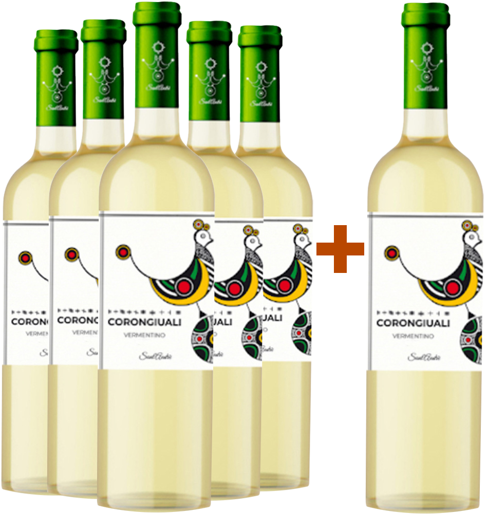 5+1 Paket Corongiuali Vermentino di Sardegna DOC