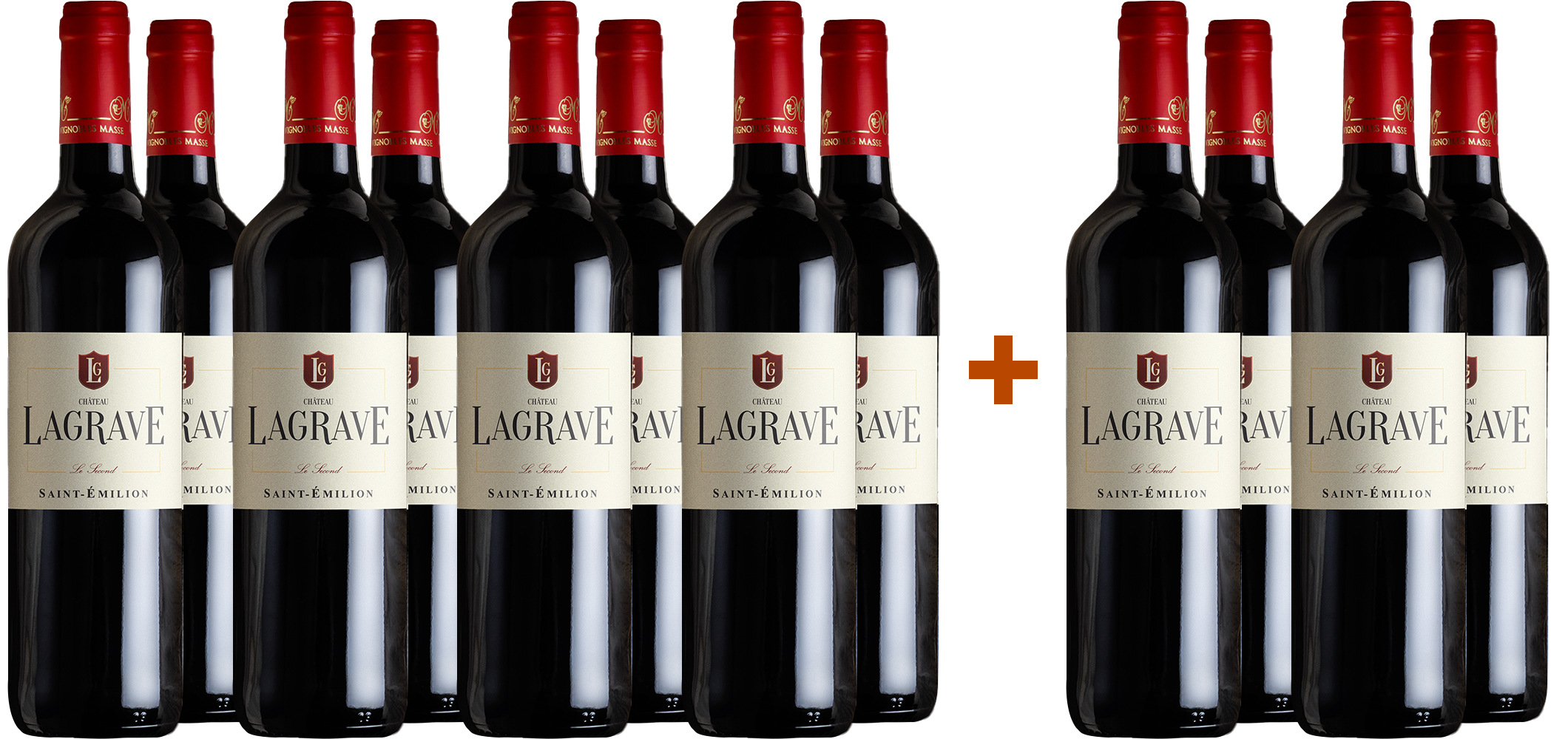 8+4 Paket Château Lagrave Le Second Saint Emilion AOP
