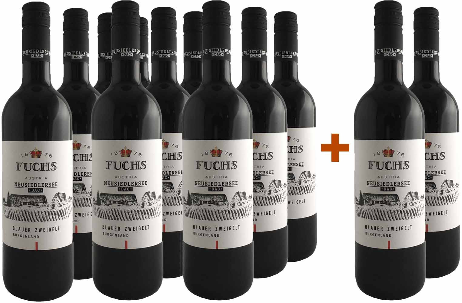 10+2 Paket Blauer Zweigelt Neusiedlersee DAC
