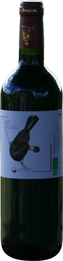 2022 "Petit Merle" Bergerac AOC BIO reflection