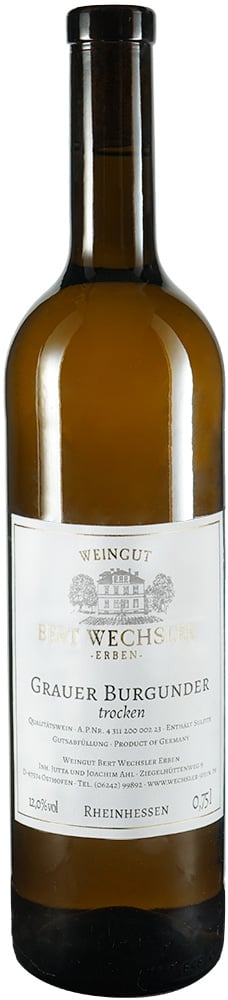 2022 Grauer Burgunder Qualitätswein reflection