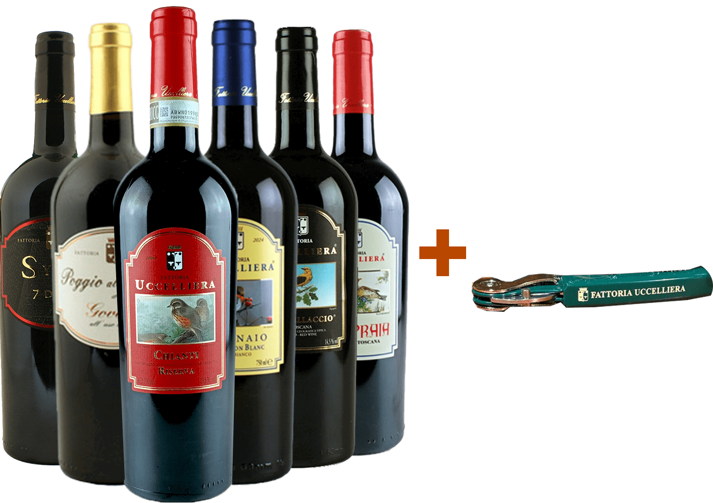 Fattoria Uccelliera Rotwein-Kennenlern-Paket