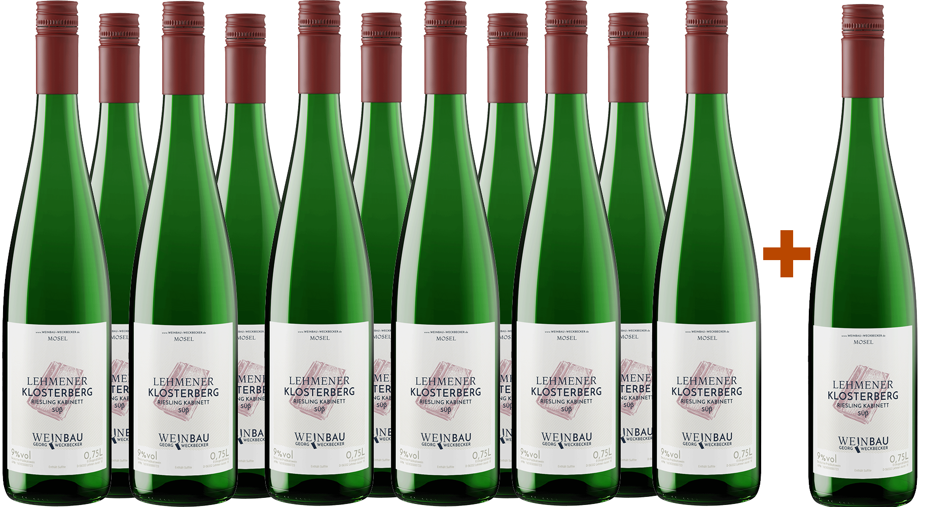 11+1 Lehmener Klosterberg Riesling Kabinett süß