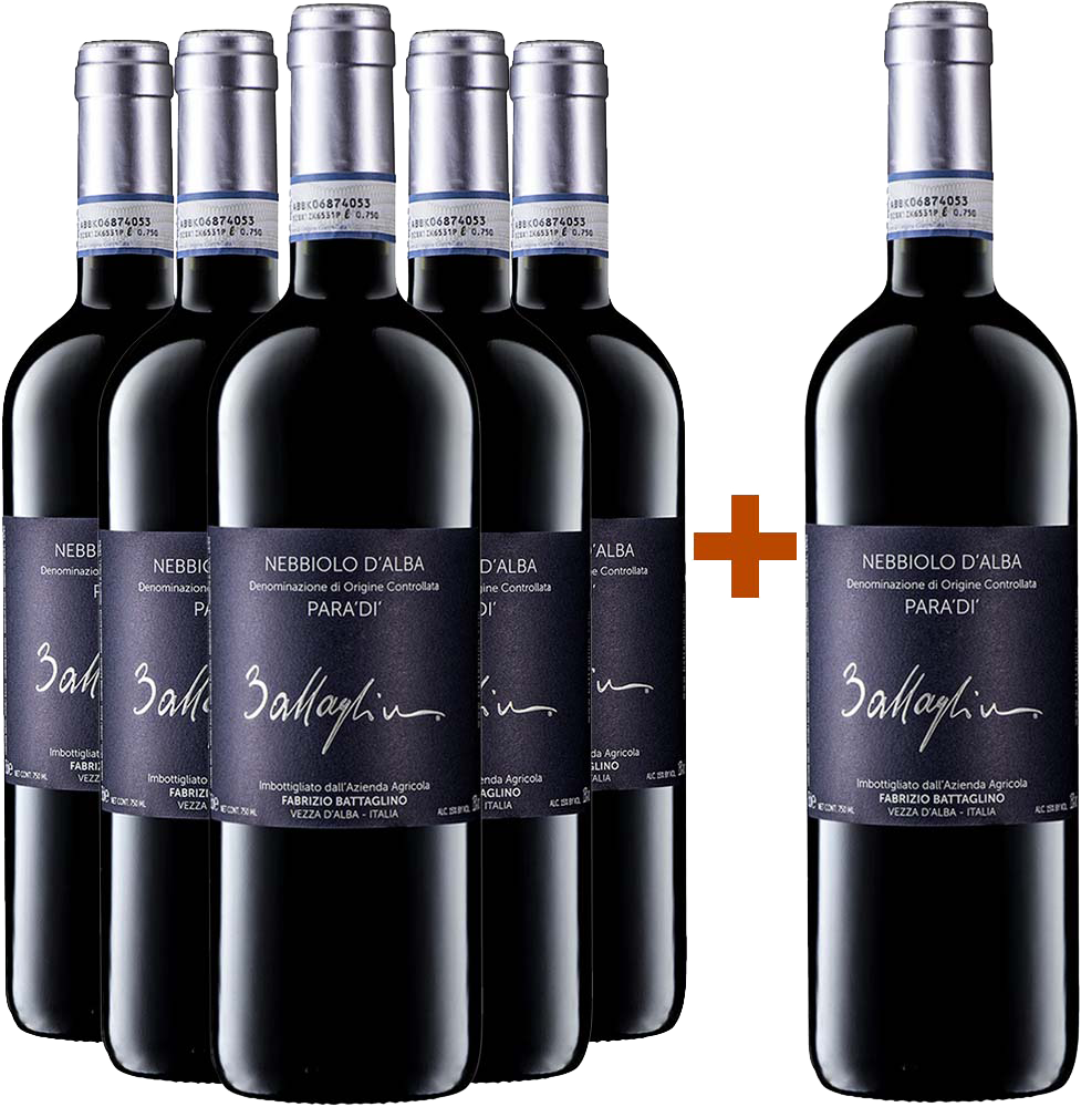 5+1 Paket Paradì Nebbiolo d'Alba DOC