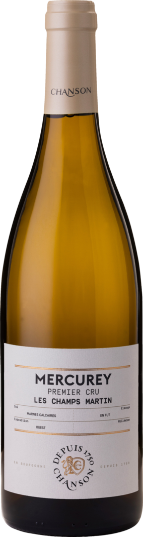 2023 Domaine Chanson Mercurey Les Champs Martin Blanc reflection