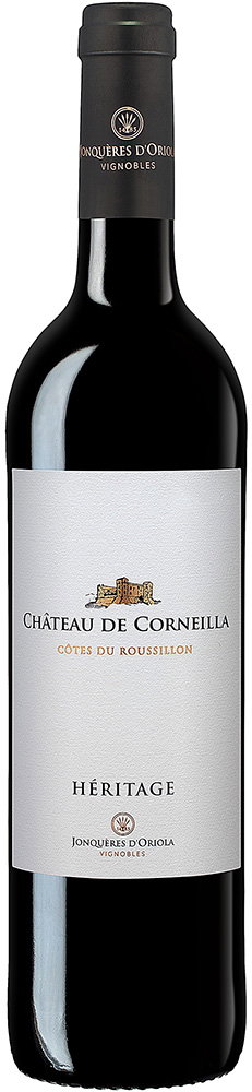 2023 Cuvée Héritage Rouge Côtes du Roussillon AOP reflection
