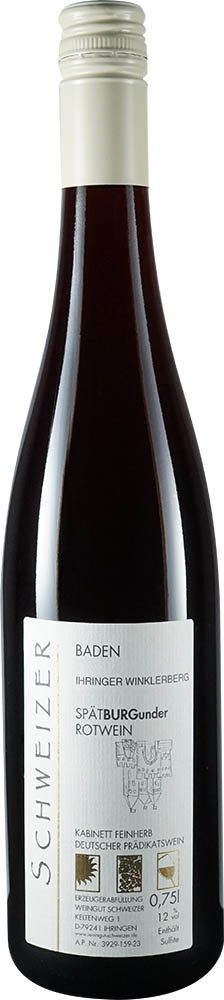 2022 Ihringer Winklerberg Spätburgunder Rotwein
