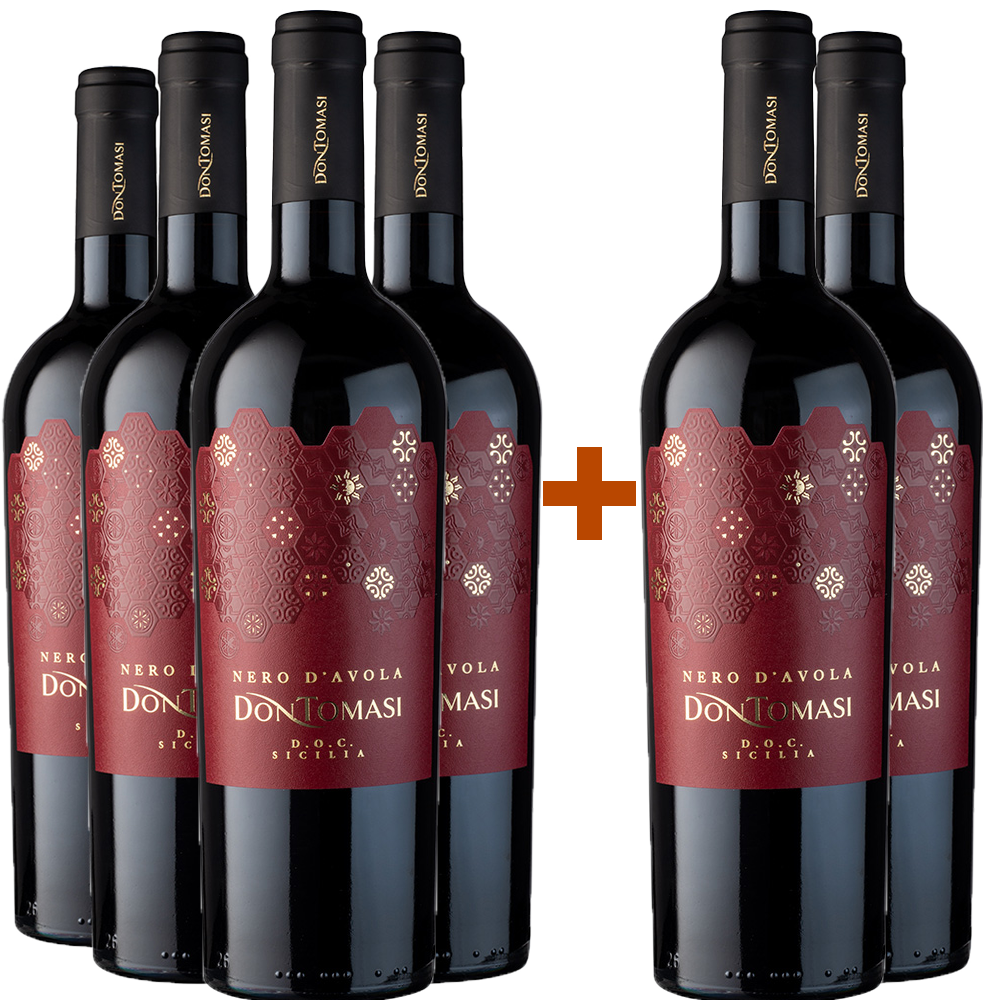 4+2 Paket Nero d’Avola Sicilia DOC