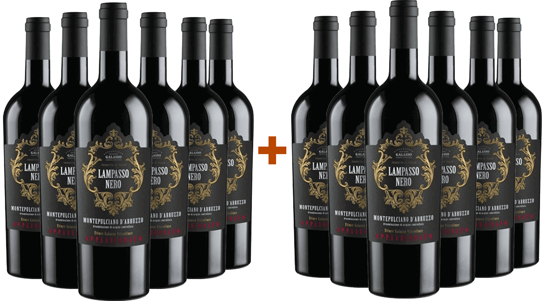 6+6 Paket Lampasso Nero Montepulciano DOC