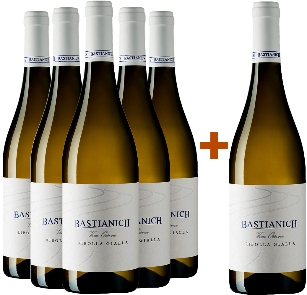 5+1 Paket Ribolla Gialla Friuli Colli Orientali DOC