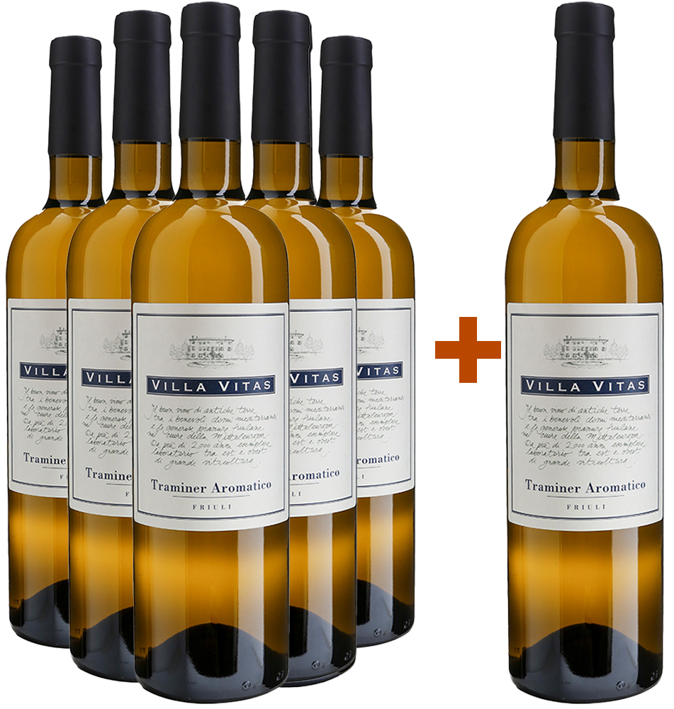 5+1 Paket Traminer Aromatico Friuli DOC