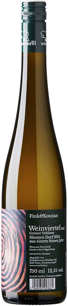 2018 DAC Weinviertel Reserve Ried Hintern Dorf