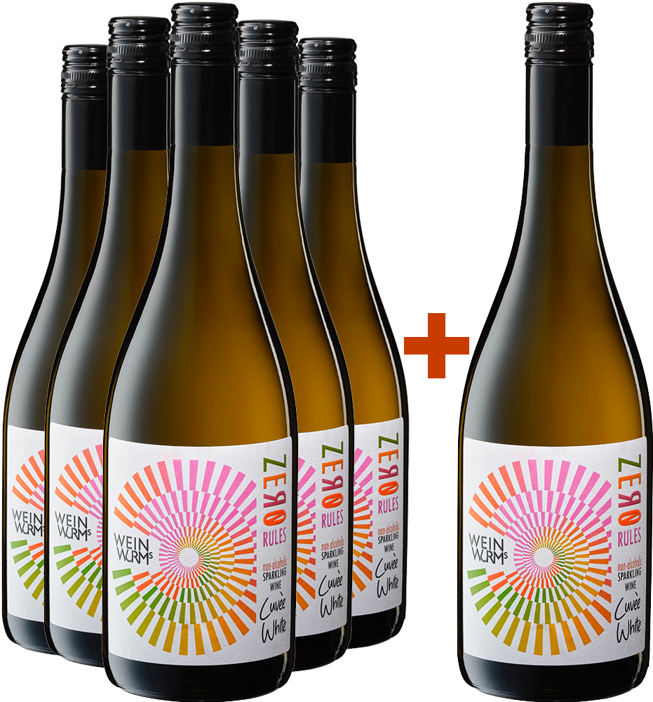 5+1 Paket Zero Rules Cuvée Sparkling Alkoholfrei