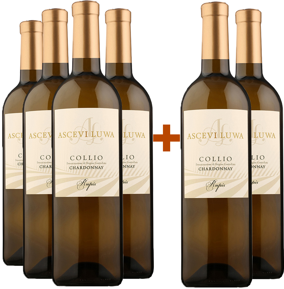 4+2 Paket Rupis Chardonnay Collio Goriziano DOC