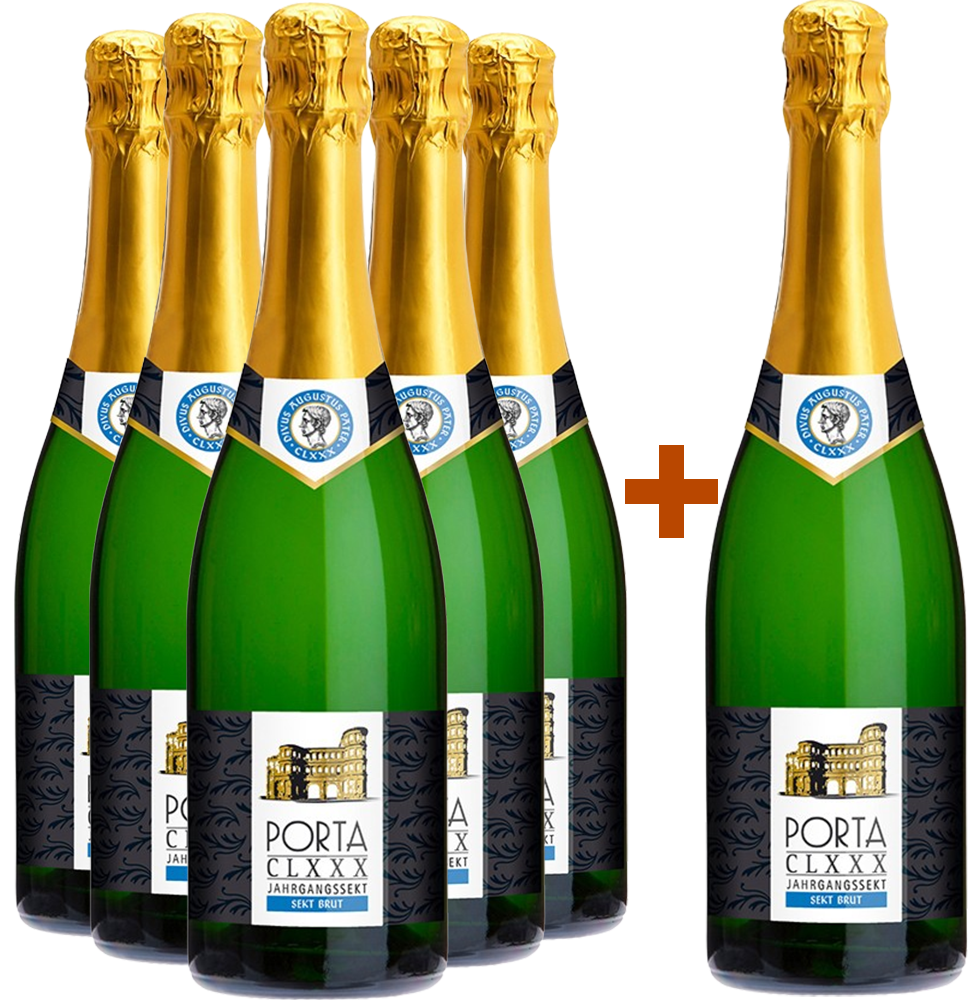 5+1 Jahrgangssekt brut - Porta CLXXX 2024