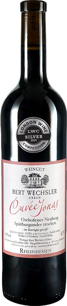 2020 Osthofener Neuberg Barrique CJ Cuvée Jonas Spätburgunder