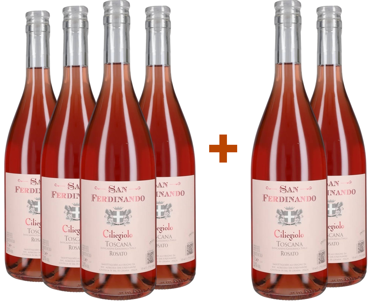 4+2 Paket San Ferdinando Rosè Ciliegiolo Toscana IGP