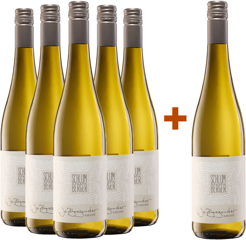 5+1 Paket Weißburgunder trocken