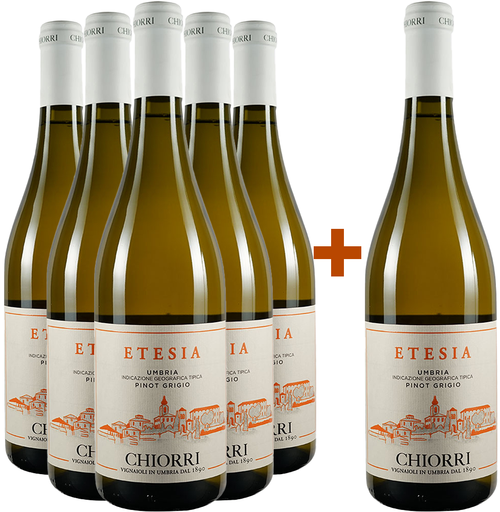 5+1 Paket Etesia Pinot Grigio Umbria IGP