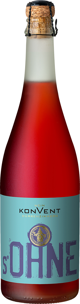 s`Ohne rot schäumendes alkoholfreies Getränk