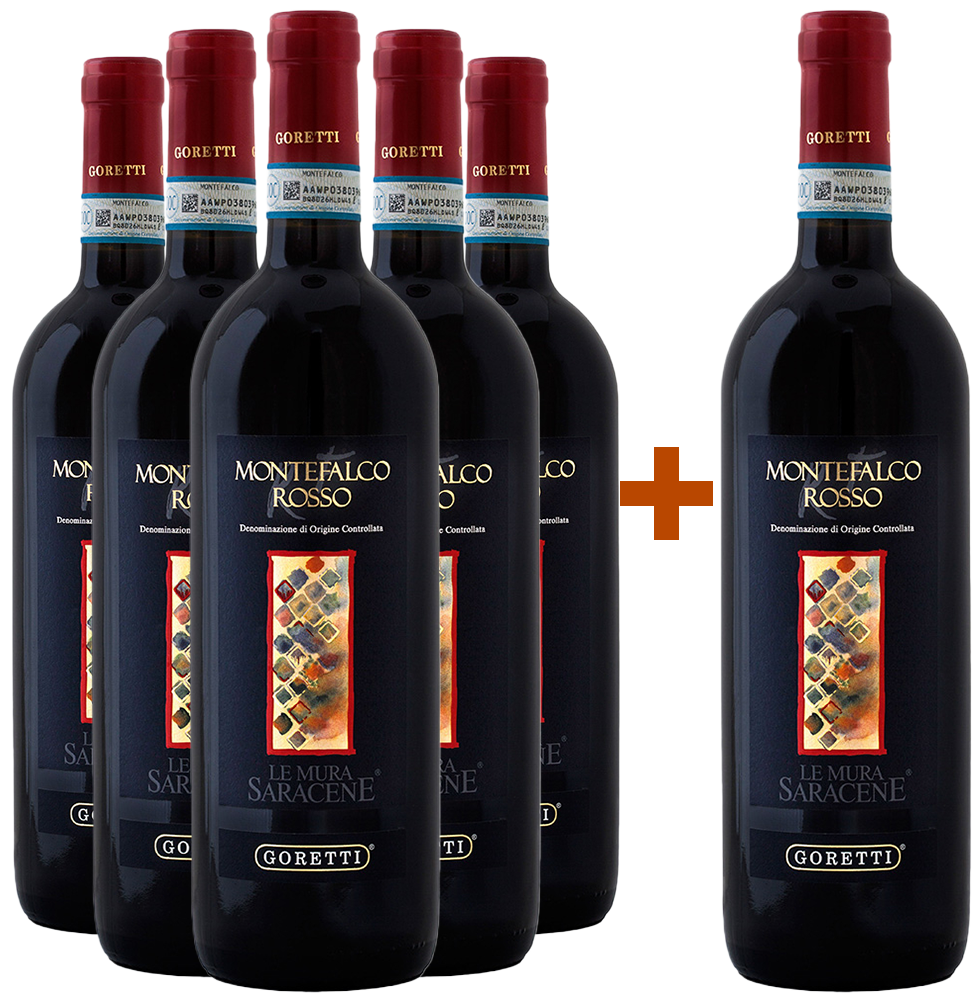 5+1 Paket Rosso di Montefalco DOC