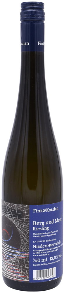 2018 Riesling Berg und Meer + reflection