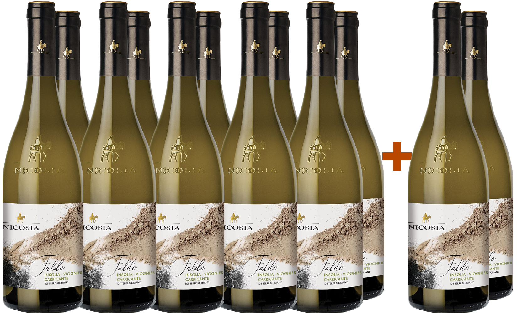 10+2 Paket Falde Insolia Viognier Carricante Terre Siciliane IGP