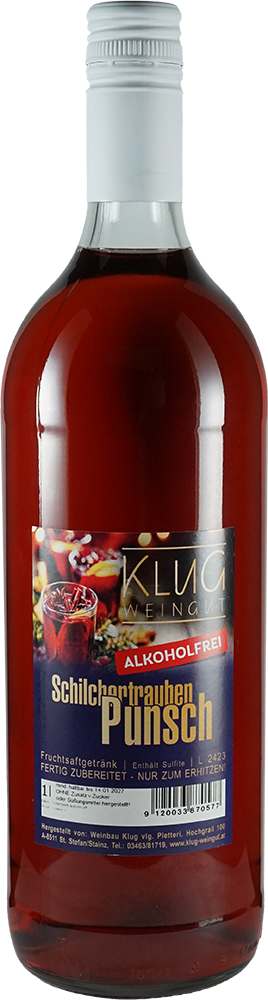 Schilchertrauben Punsch alkoholfrei 1,0 L