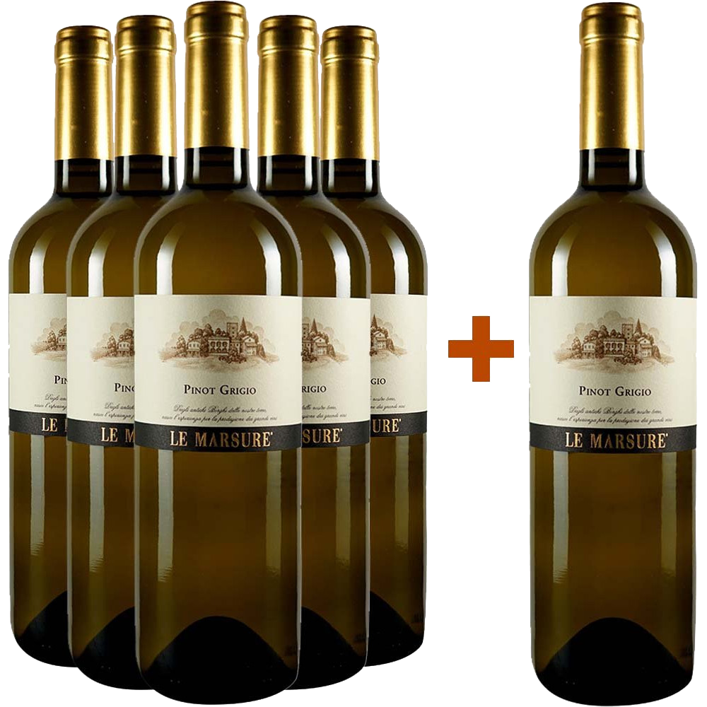 5+1 Paket Pinot Grigio Le Marsure Friuli DOC