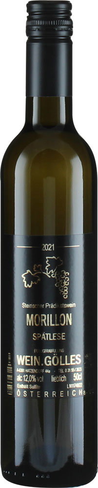 2021 Morillon Spätlese 0,5 L
