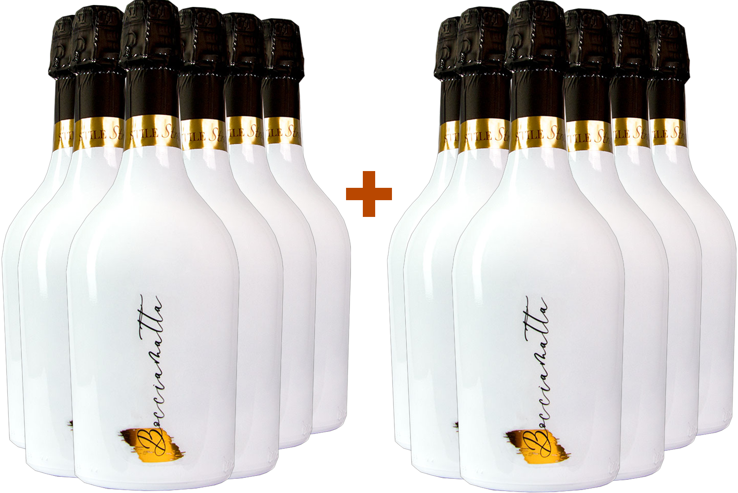 6+6 Paket Bocciamatta Ice White