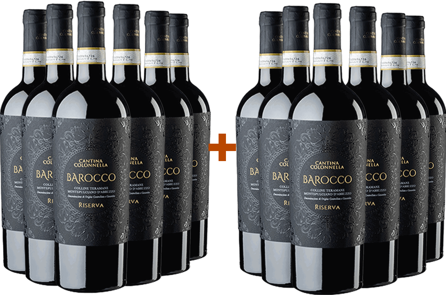 6+6 Paket Barocco Riserva Montepulciano d'Abruzzo Colline Teramane DOCG