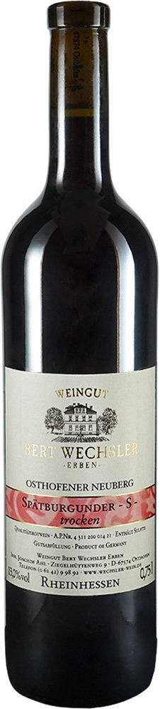 2019 Osthofener Neuberg Spätburgunder ‚S‘ Qualitätsrotwein