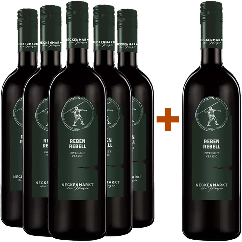 5+1 Paket Rebenrebell Zweigelt Classic trocken