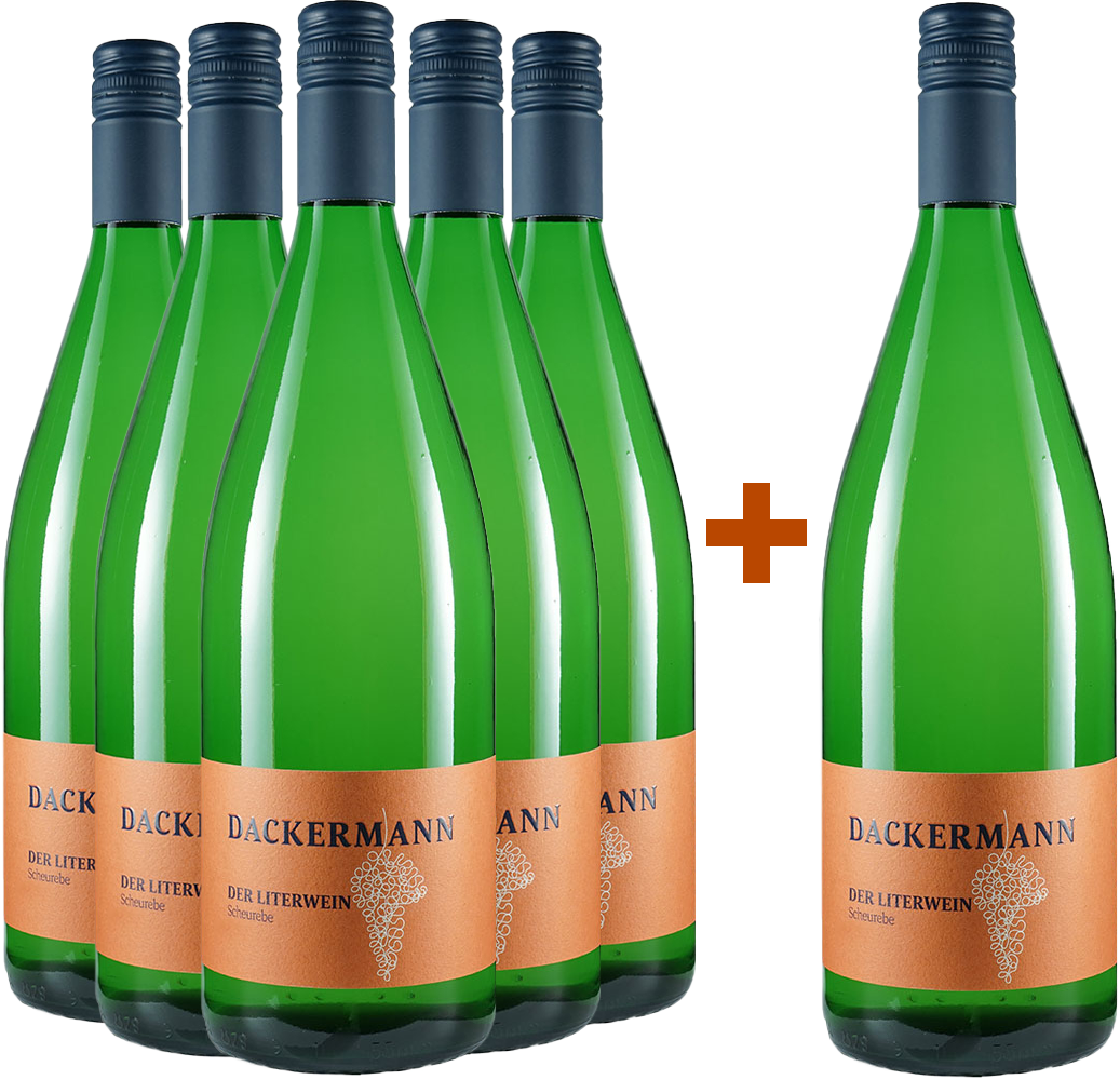 5+1 Paket Scheurebe trocken 1,0L