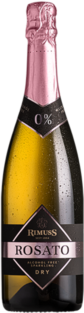 2025 Rimuss - Rosato Sparkling Dry ohne Alkohol "Best of Show Rosé Sparkling " Mundus Vini Gold 2026