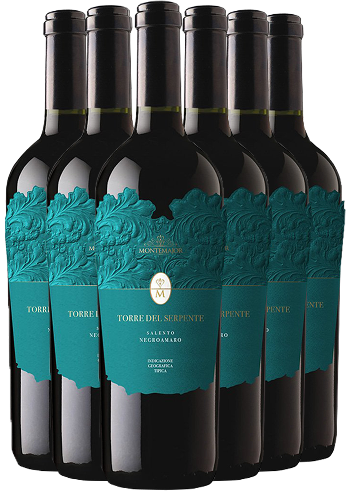 Montemajor Torre del Serpente Negroamaro Salento IGP-Paket