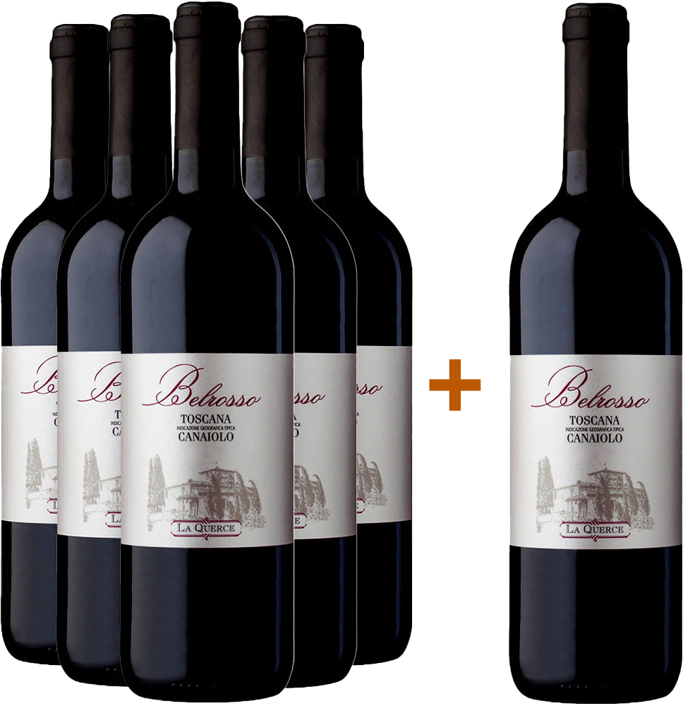 5+1 Paket Belrosso Canaiolo Toscana IGP BIO