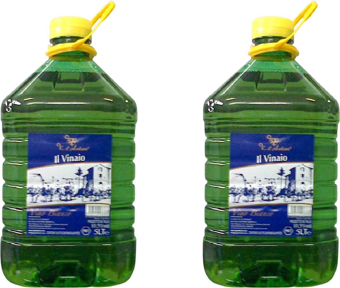 Box 2 x Dama Pet 5 Litri Vino Bianco Campania (Tot. 10 Litri) 3,0 L reflection