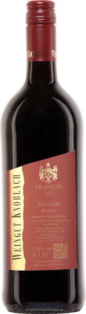 2023 Dornfelder 1,0 L